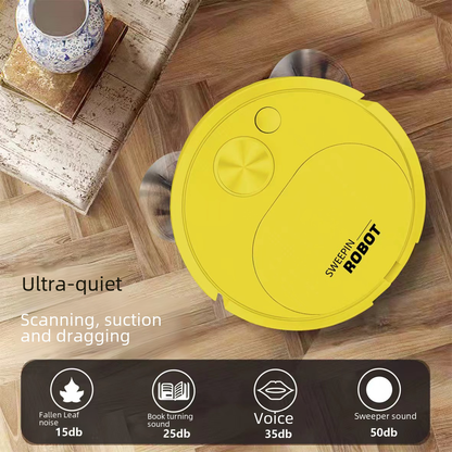 "Automatic Mini Robot Vacuum Cleaner USB Rechargeable"